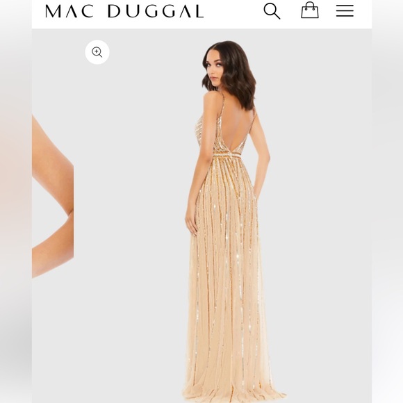 NWT Mac Duggal sequined gown - Picture 2 of 10